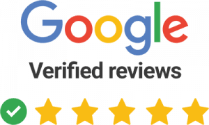 Google reviews logo and stars