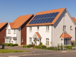 image of solar panels on a domestic property
