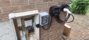 image of an EV charger