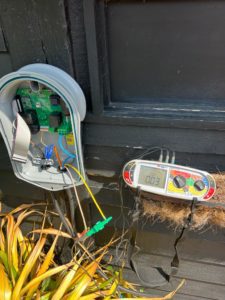 image of the inside of an EV charger