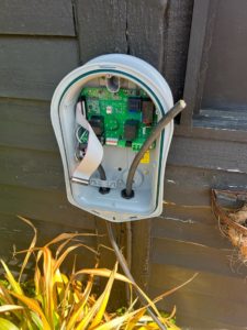 image of the inside of an EV charger